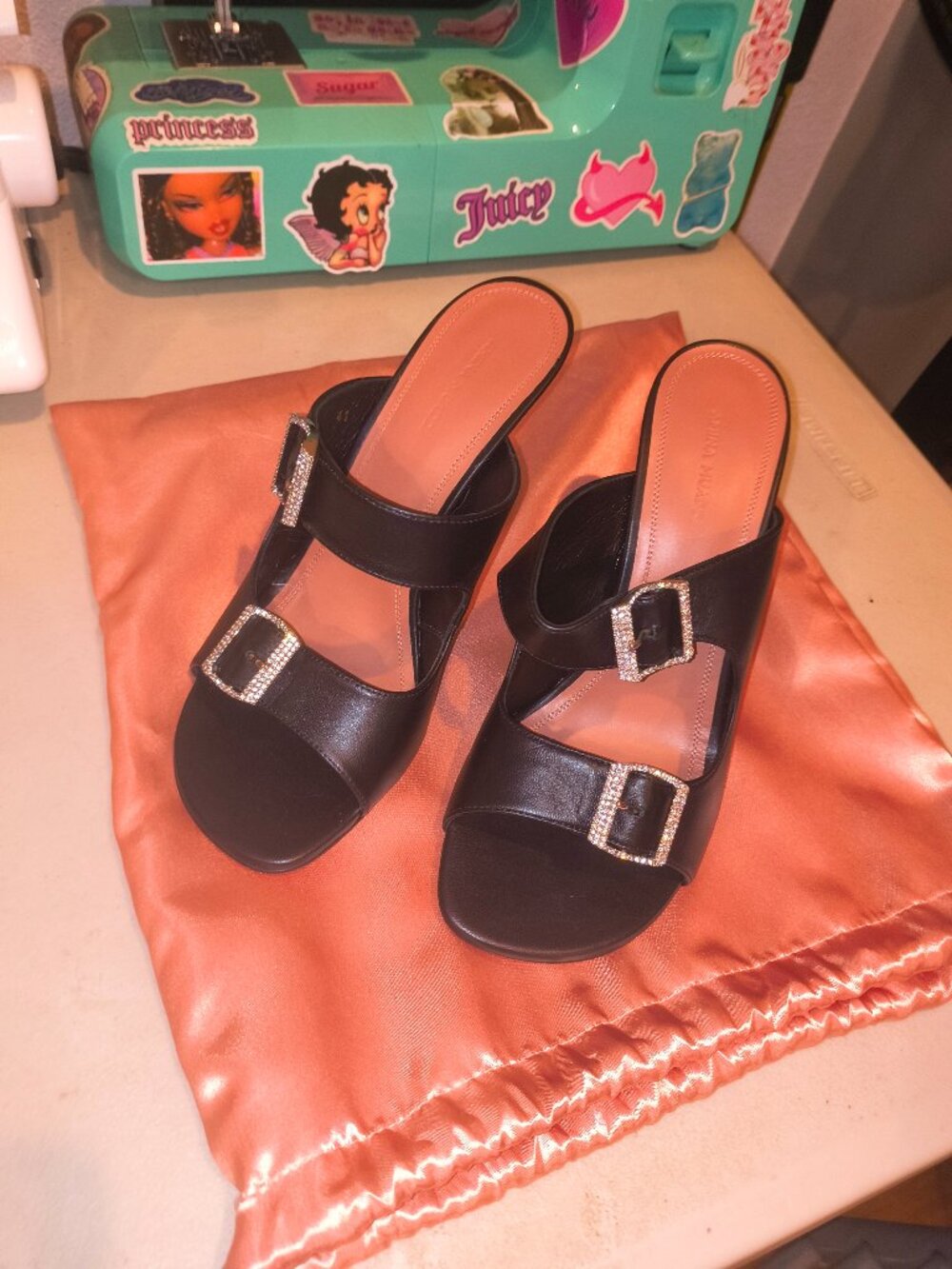 Amina Muaddi Heeled Sandals